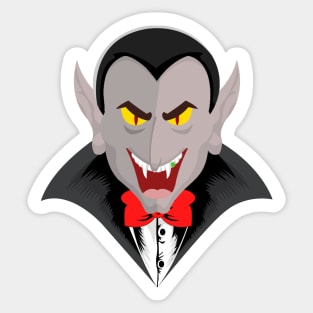 Vegan Dracula - Spinach in Teeth Sticker